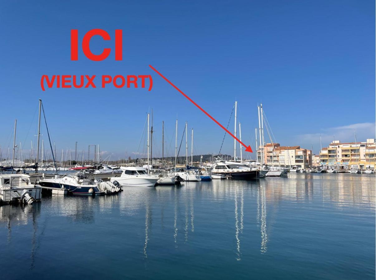 Studio - Les Pieds Dans L'Eau Agreable En Toutes Saisons 4 Couchages - Climatisation - Parking Prive - Piscine Sur Mer - Vue Magnifique Et Rare - Situation Optimum - Les Argonautes - Ile Des Pecheurs - Cap D'Agde Kültér fotó